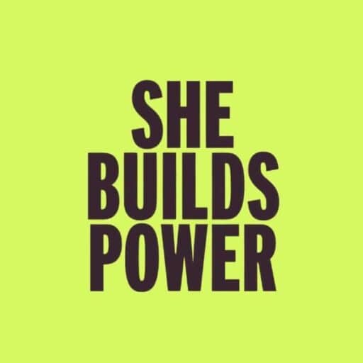 She Builds Power logo